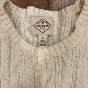 White Womans Sweater